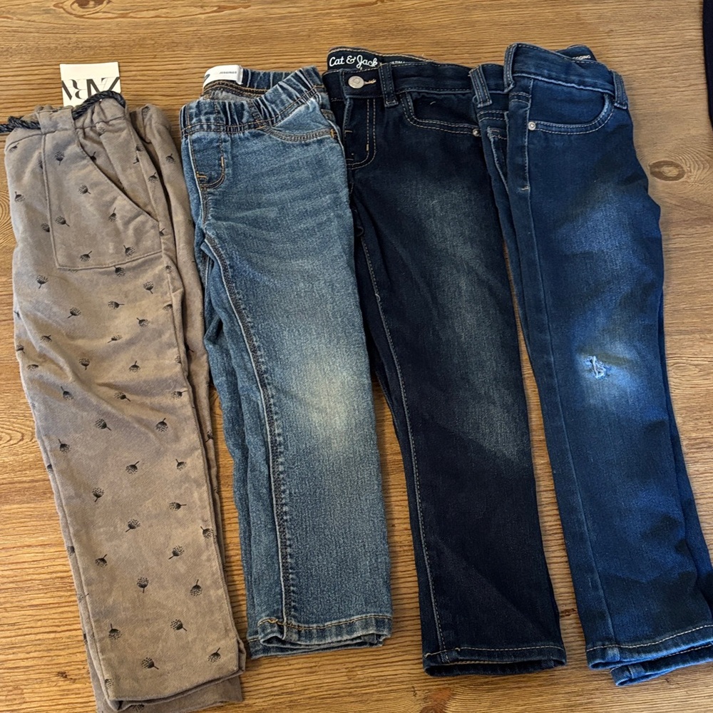 Jeans, Jeggings Bundle 4T